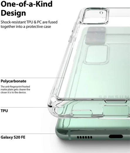 Ringke Fusion Samsung Galaxy S20 FE Hoesje Matte Transparant afbeelding 6