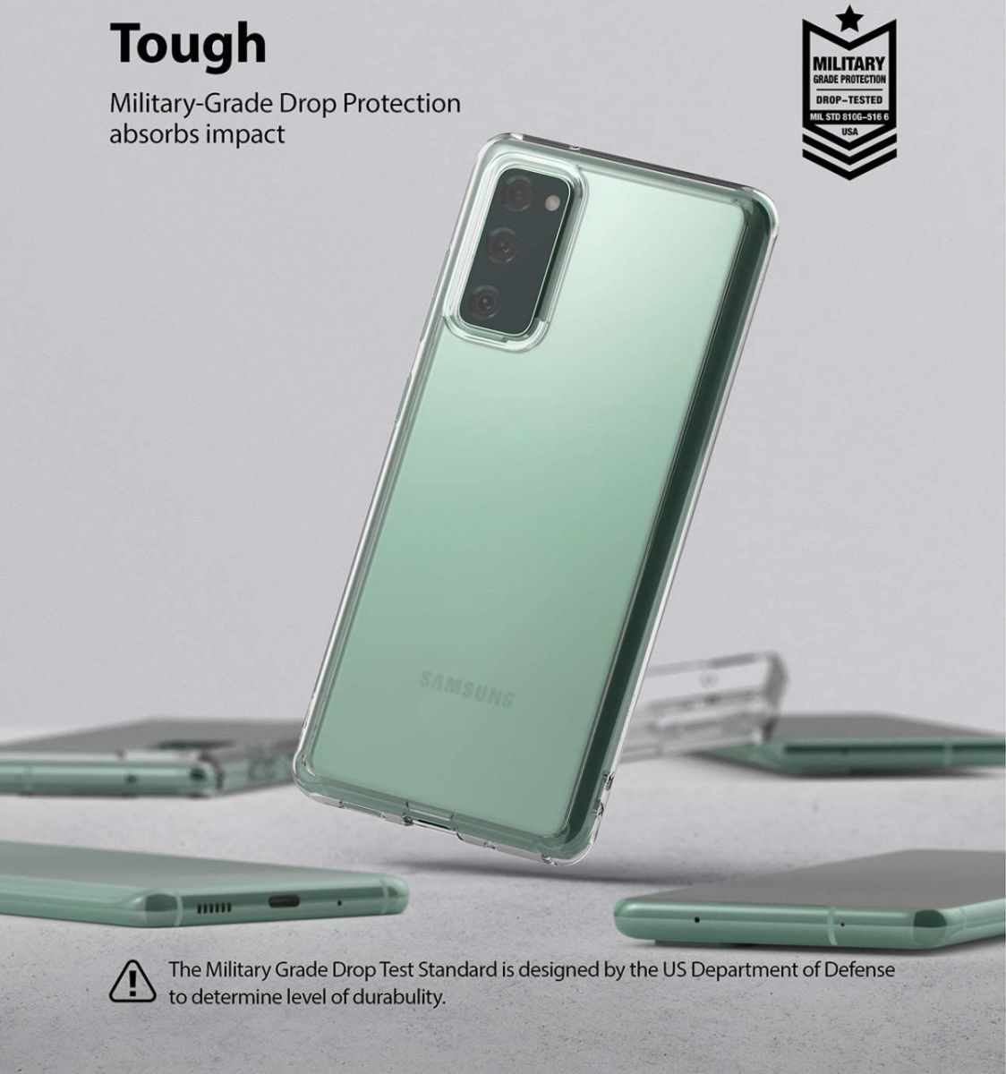 Ringke Fusion Samsung Galaxy S20 FE Hoesje Matte Transparant afbeelding 5
