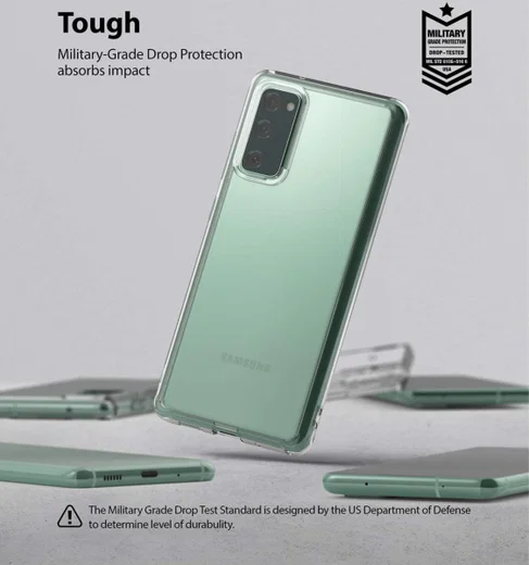 Ringke Fusion Samsung Galaxy S20 FE Hoesje Matte Transparant afbeelding 5