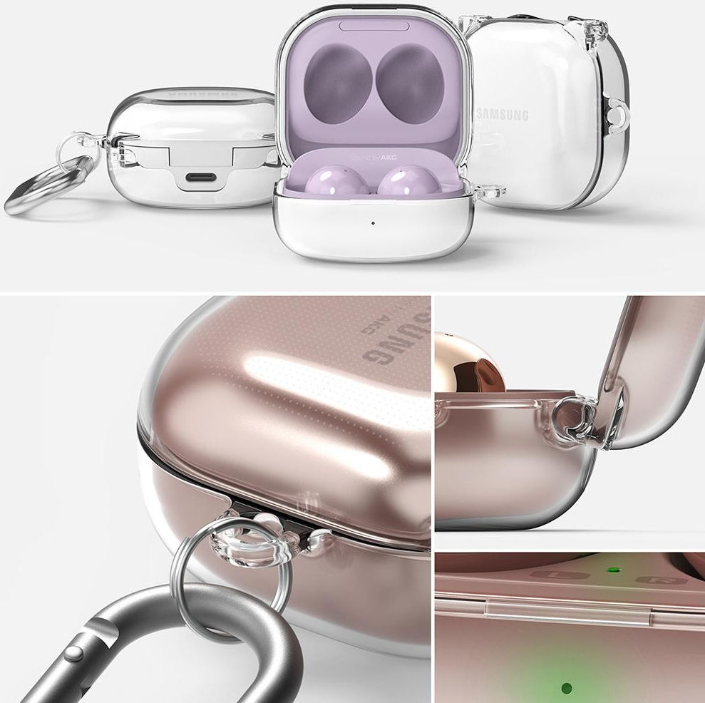 Ringke Samsung Buds (FE / Pro / 2 / 2 Pro / Live) Hoesje Transparant afbeelding 3