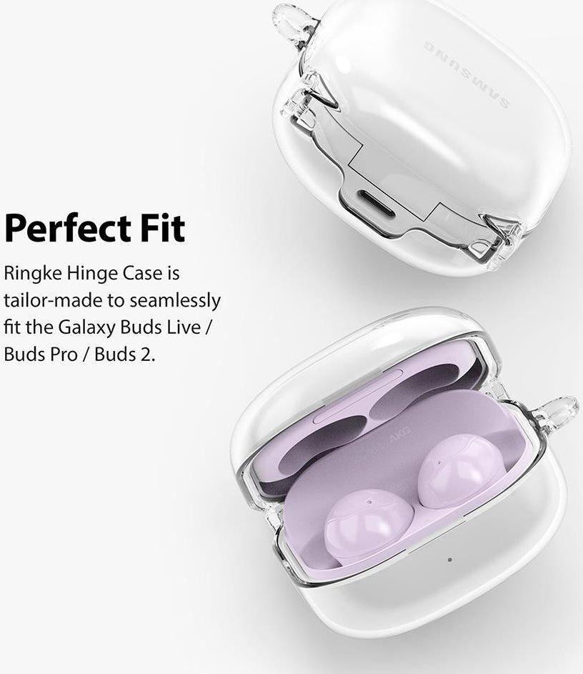 Ringke Samsung Buds (FE / Pro / 2 / 2 Pro / Live) Hoesje Transparant afbeelding 8