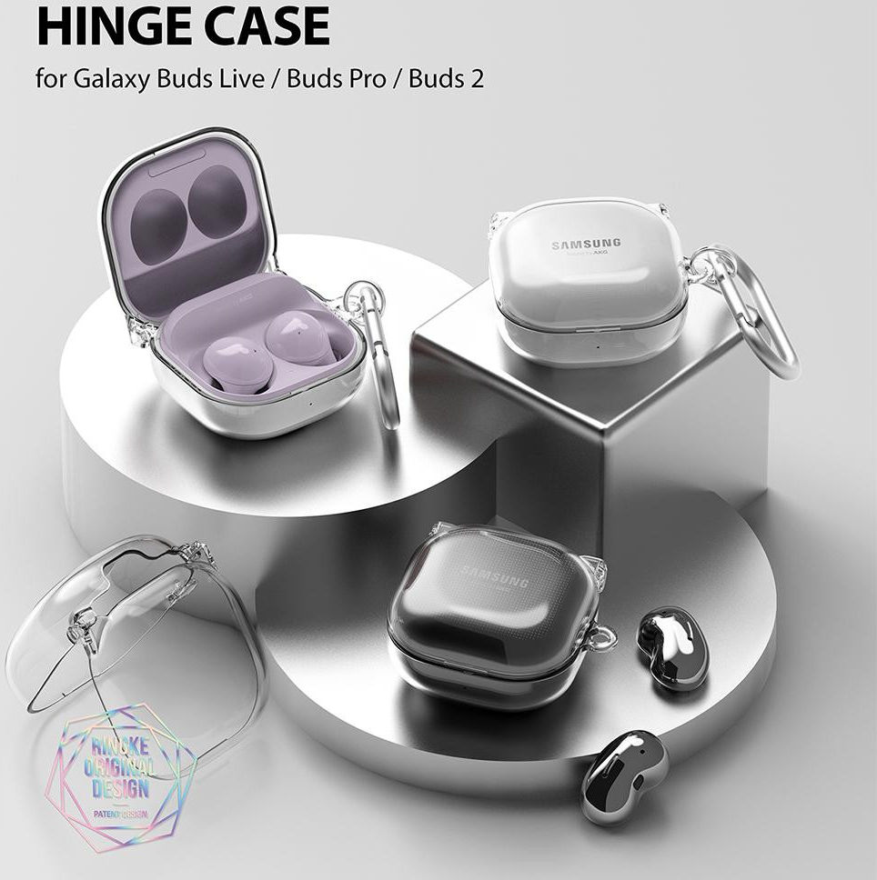 Ringke Samsung Buds (FE / Pro / 2 / 2 Pro / Live) Hoesje Transparant afbeelding 9