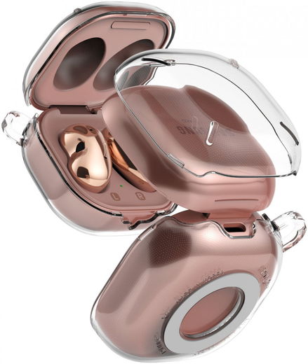 Ringke Slim X Samsung Galaxy Buds Live/Pro/Buds 2 Hoesje Transparant afbeelding 3