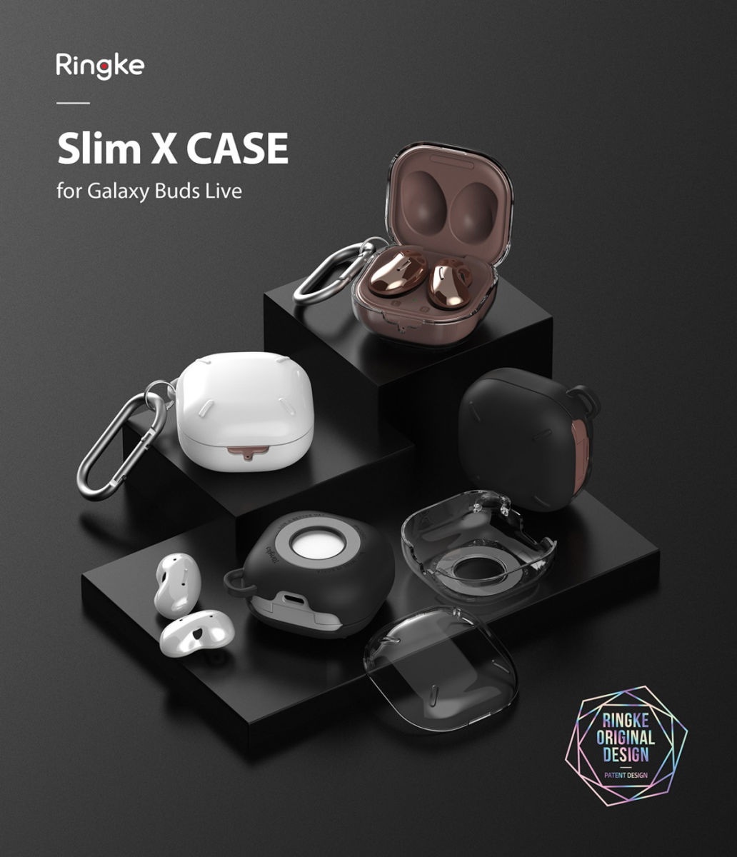Ringke Slim X Samsung Galaxy Buds Live/Pro/Buds 2 Hoesje Transparant afbeelding 8
