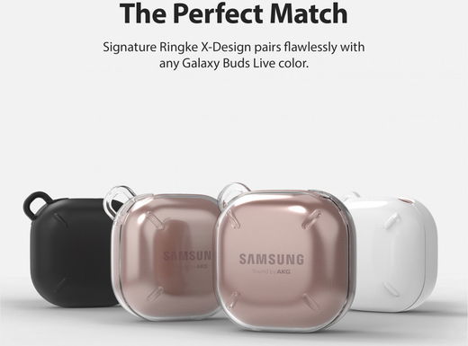 Ringke Slim X Samsung Galaxy Buds Live/Pro/Buds 2 Hoesje Transparant afbeelding 9