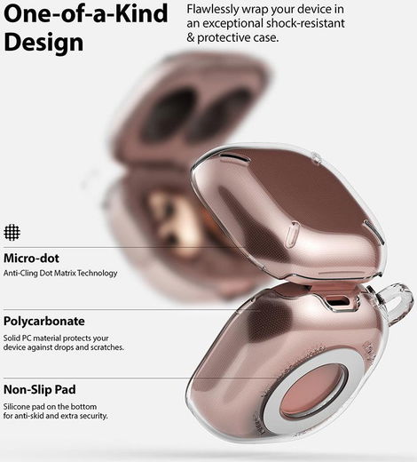 Ringke Slim X Samsung Galaxy Buds Live/Pro/Buds 2 Hoesje Transparant afbeelding 4