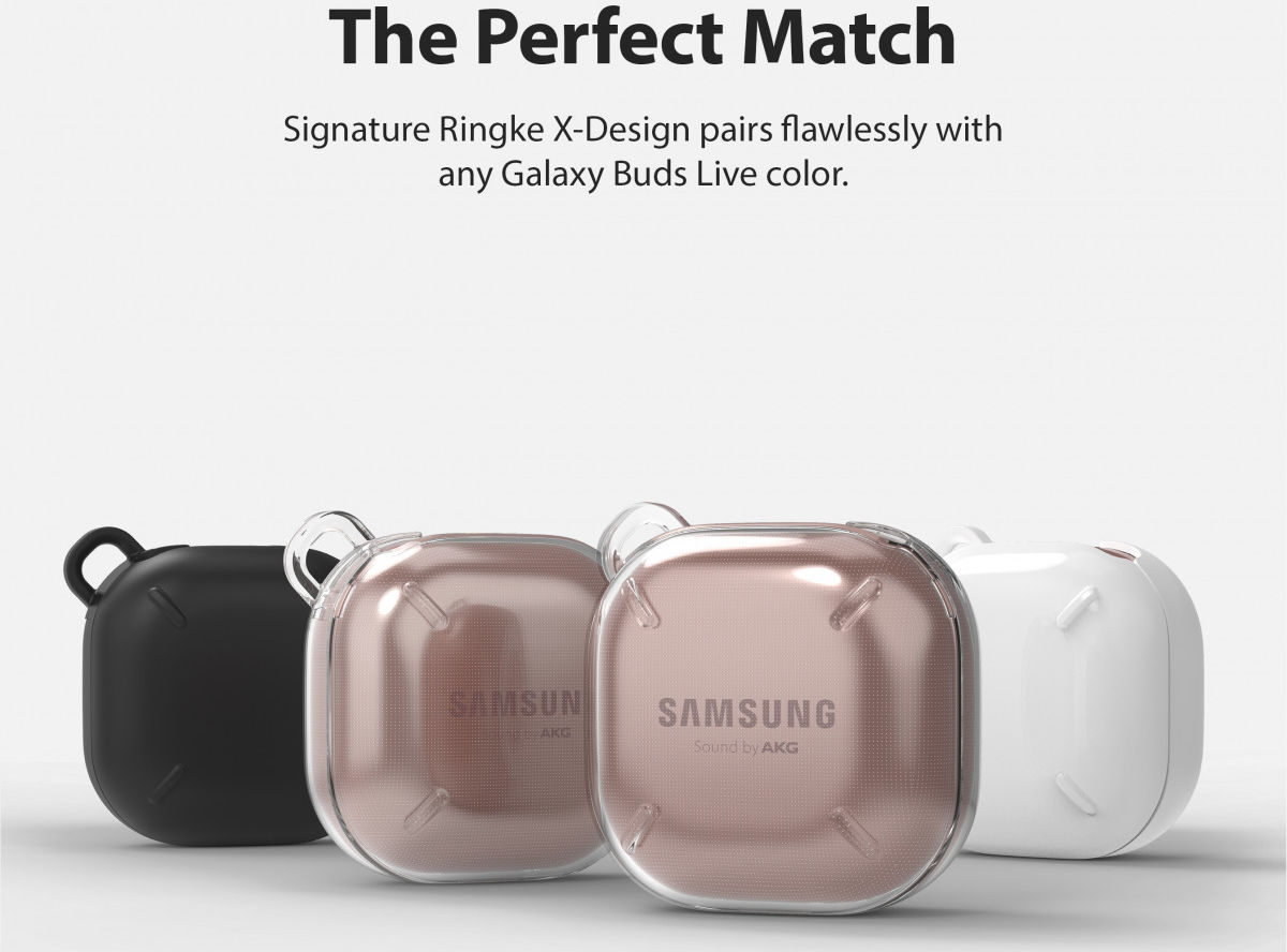Ringke Slim X Samsung Galaxy Buds Live/Pro/Buds 2 Hoesje Zwart afbeelding 12