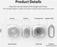 Ringke Slim X Samsung Galaxy Buds Live/Pro/Buds 2 Hoesje Wit afbeelding 13