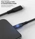 Ringke USB-C C naar Apple Lightning Kabel 1.2 Meter Zwart afbeelding 3