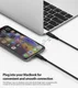 Ringke USB-C C naar Apple Lightning Kabel 1.2 Meter Zwart afbeelding 5
