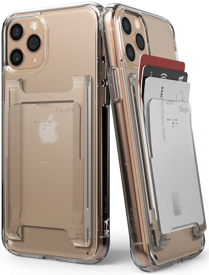 Ringke Universele Kaart Houder voor Twee Pasjes Transparant afbeelding 1