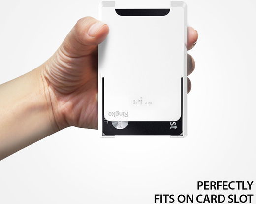 Ringke Universele Kaart Houder voor Twee Pasjes Transparant afbeelding 5