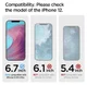 Spigen EZ Fit Glas.tR Apple iPhone 12 Pro Max Screenprotector (2-Pack) afbeelding 7