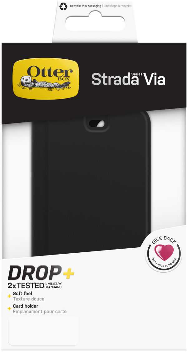 OtterBox Strada Via Series Apple iPhone 12 Mini Hoesje Black Night afbeelding 11