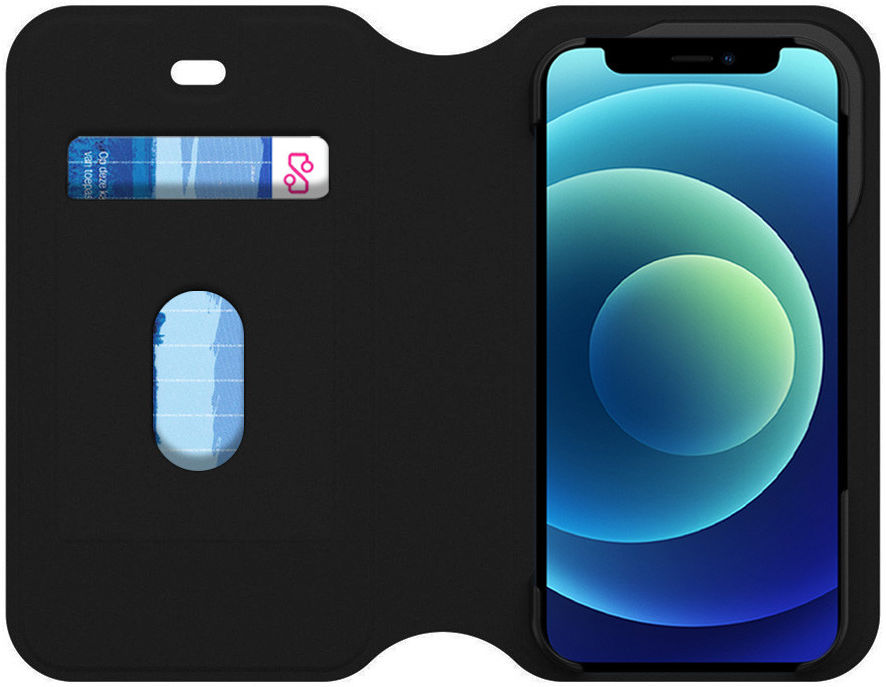OtterBox Strada Via Series Apple iPhone 12 Mini Hoesje Black Night afbeelding 1