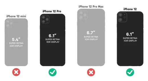 OtterBox Symmetry Apple iPhone 12 / 12 Pro Hoesje Transparant afbeelding 9