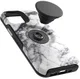 OtterBox Otter + Pop Symmetry iPhone 12 Mini Hoesje Wit Marmer afbeelding 6