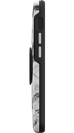 OtterBox Otter + Pop Symmetry iPhone 12 Mini Hoesje Wit Marmer afbeelding 9
