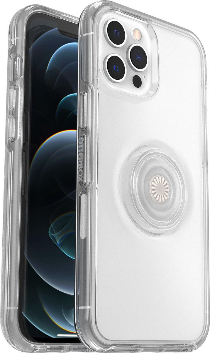 Otter + Pop Symmetry Series iPhone 12 Pro Max Hoesje Transparant afbeelding 1