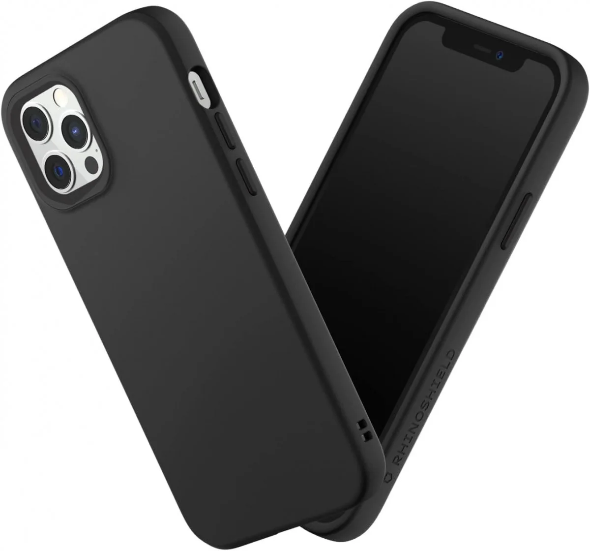 RhinoShield SolidSuit Apple iPhone 12 / 12 Pro Hoesje Classic Zwart afbeelding 1