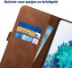Rosso Deluxe Samsung Galaxy S20 FE Hoesje Echt Leer Book Case Bruin afbeelding 4