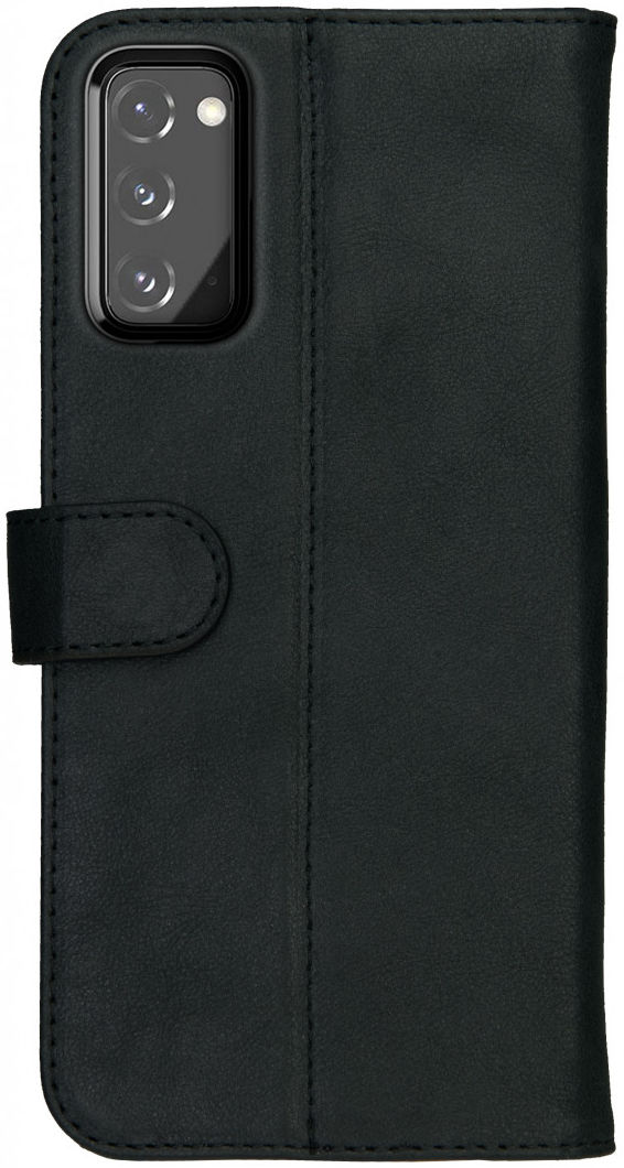 Rosso Deluxe Samsung Galaxy S20 FE Hoesje Echt Leer Book Case Zwart afbeelding 10