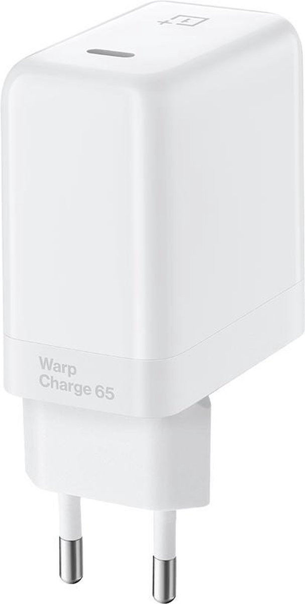 Originele OnePlus Warp Charge 65W USB-C Snel Lader Wit afbeelding 1