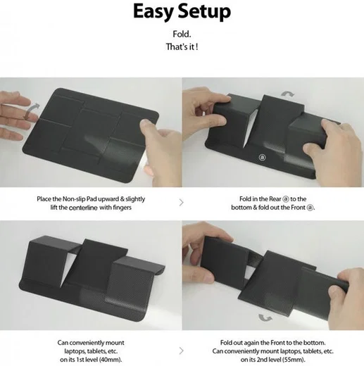 Ringke Folding 2 Anti Slip Laptop en Tablet Stand afbeelding 10