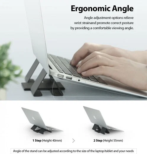 Ringke Folding 2 Anti Slip Laptop en Tablet Stand afbeelding 2