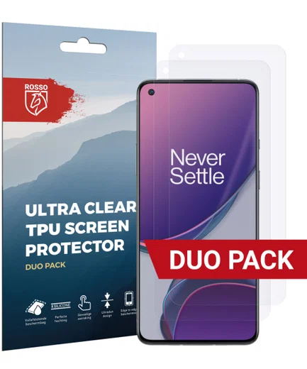 Rosso OnePlus 8T Ultra Clear Screen Protector Duo Pack afbeelding 1