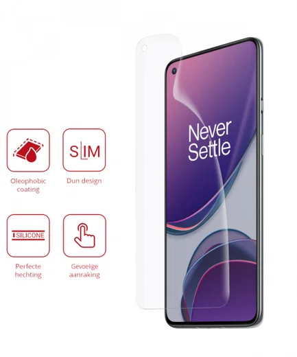 Rosso OnePlus 8T Ultra Clear Screen Protector Duo Pack afbeelding 2