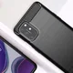 OnePlus 8T Geborsteld TPU Hoesje Zwart afbeelding 3