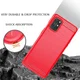 OnePlus 8T Geborsteld TPU Hoesje Rood afbeelding 6