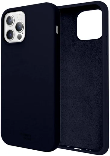 HappyCase Apple iPhone 12 Pro Hoesje Siliconen Back Cover Blauw afbeelding 7