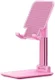 Verstelbare Aluminium iPad/Tablet Bureau Houder Opvouwbaar Roze afbeelding 1