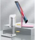 Verstelbare Aluminium iPad/Tablet Bureau Houder Opvouwbaar Roze afbeelding 9