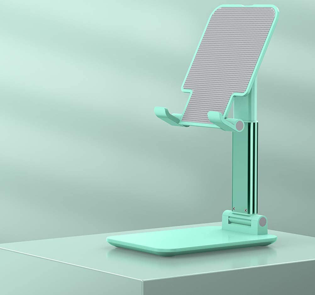 Verstelbare Aluminium iPad/Tablet Bureau Houder Opvouwbaar Groen afbeelding 9