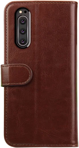 Rosso Element Sony Xperia 5 II Hoesje Book Cover Wallet Case Bruin afbeelding 2