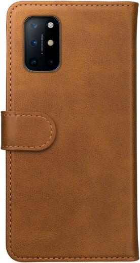 Rosso Element OnePlus 8T Hoesje Book Cover Wallet Case Lichtbruin afbeelding 2