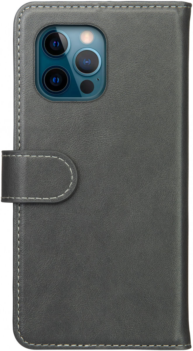Rosso Element Apple iPhone 12 Pro Hoesje Book Cover Grijs afbeelding 2
