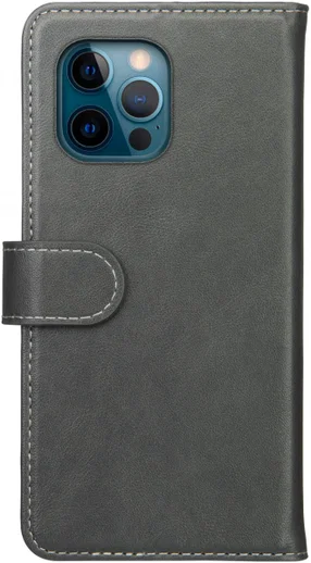 Rosso Element Apple iPhone 12 Pro Hoesje Book Cover Grijs afbeelding 2