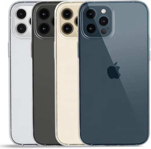 Apple iPhone 12 Pro Hoesje Back Cover Dun TPU Transparant afbeelding 8