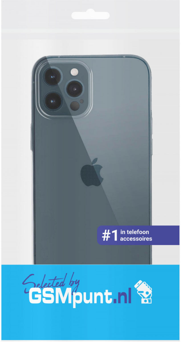 Apple iPhone 12 Pro Hoesje Back Cover Dun TPU Transparant afbeelding 5