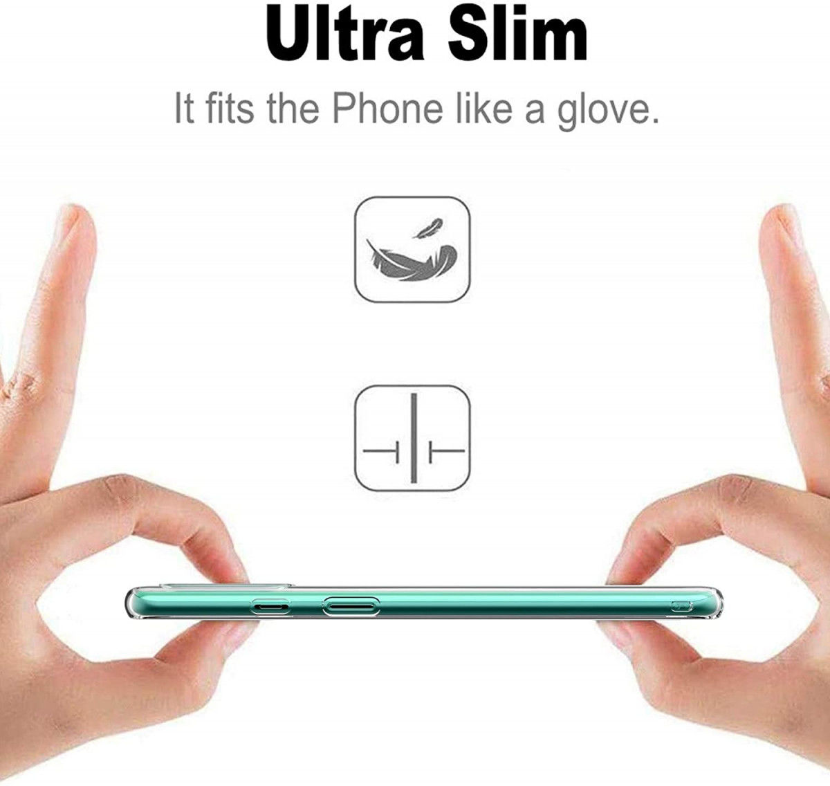 OnePlus 8T Hoesje  Dun TPU Transparant afbeelding 2