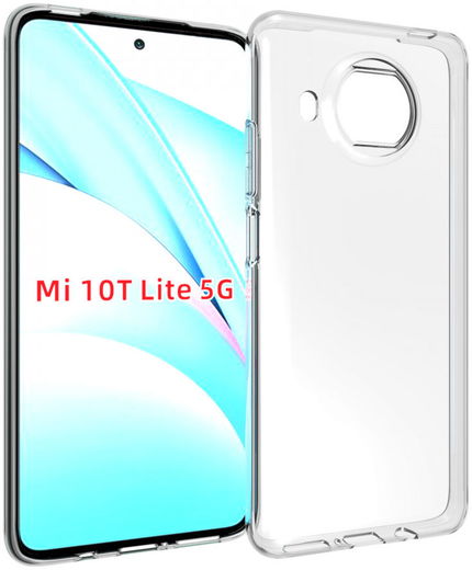 Xiaomi Mi 10T Lite Hoesje Back Cover Dun TPU Transparant afbeelding 3