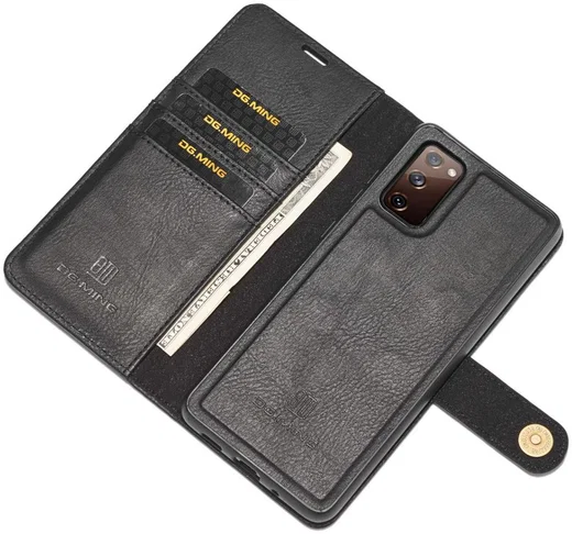 Samsung Galaxy S20 FE 2-in-1 Bookcase en Back Cover Hoesje Zwart afbeelding 5