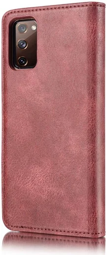 Samsung Galaxy S20 FE 2-in-1 Bookcase en Back Cover Hoesje Wijn Rood afbeelding 9