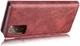 Samsung Galaxy S20 FE 2-in-1 Bookcase en Back Cover Hoesje Wijn Rood afbeelding 11