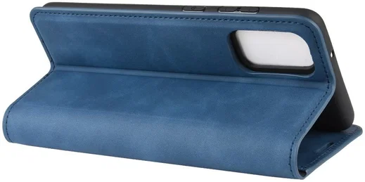 Samsung Galaxy S20 FE Hoesje Wallet Book Case Kunstleer Blauw afbeelding 2