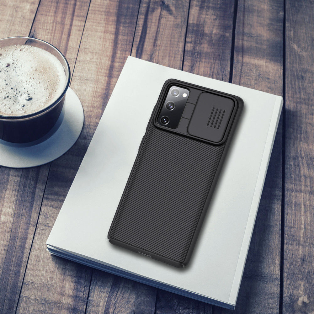 Nillkin CamShield Samsung Galaxy S20 FE Hoesje met Camera Slider Zwart afbeelding 6